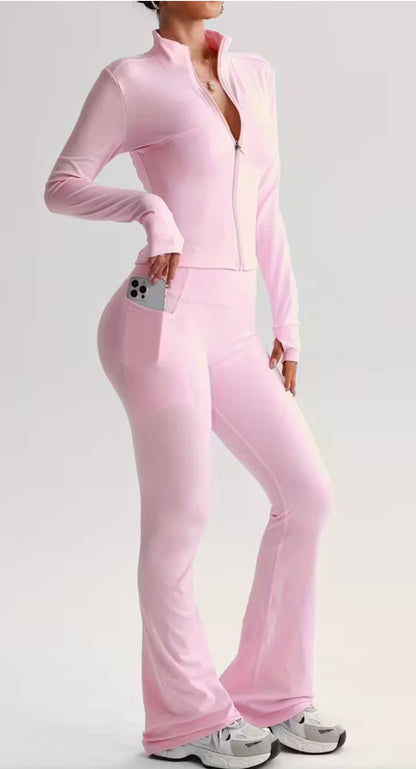 HerVitalities™ Sculpt & Flow Pilates Set — Premium Aesthetic Activewear for Women