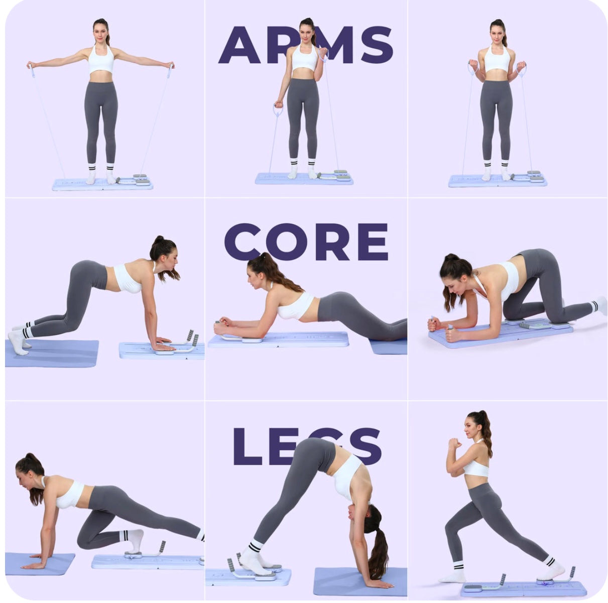 Foldable Pilates Board
