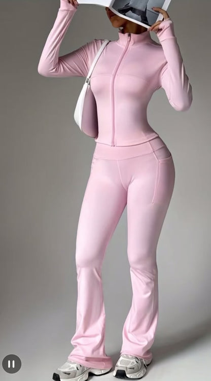 HerVitalities™ Sculpt & Flow Pilates Set — Premium Aesthetic Activewear for Women